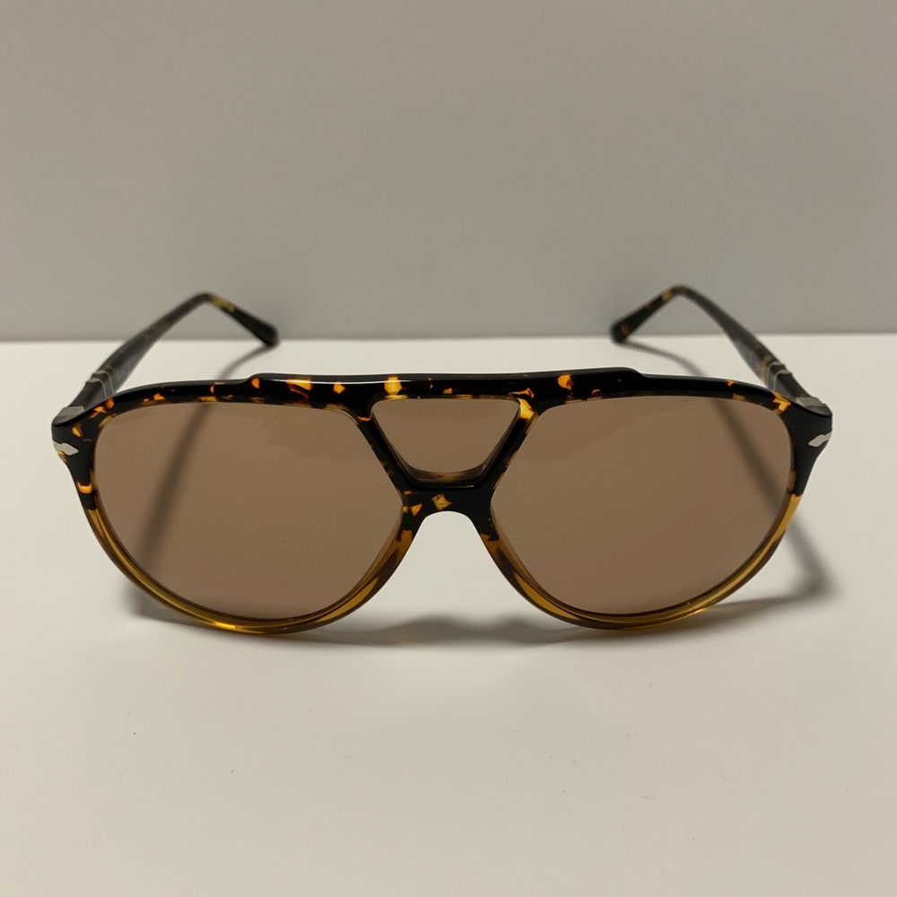 PERSOL Aviator Sunglasses 3217 S Tortoise Caramel